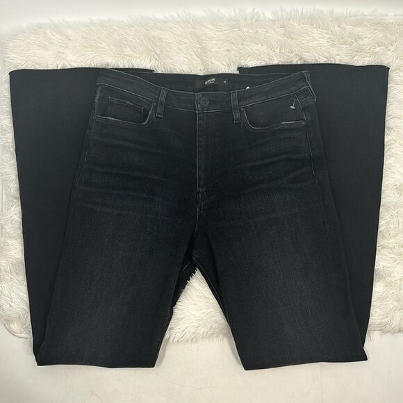 HUDSON Jeans Holly Washed Black Flare Denim Women’s Size 33 - Picture 14 of 14